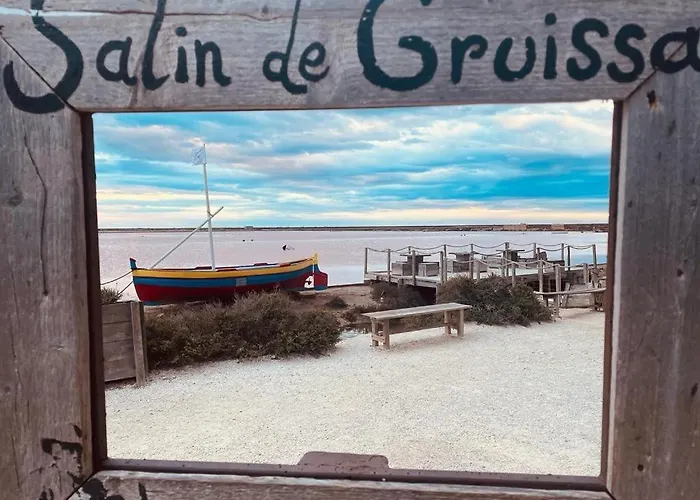 Climatise Avec Terrasse, Proche Grazel Lejlighed Gruissan